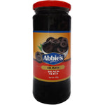 ABBIES OLIVES BLACK SLICE 450GM