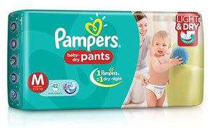 pampers Baby Dry Pants Small 4 -8 kg 42 diapers