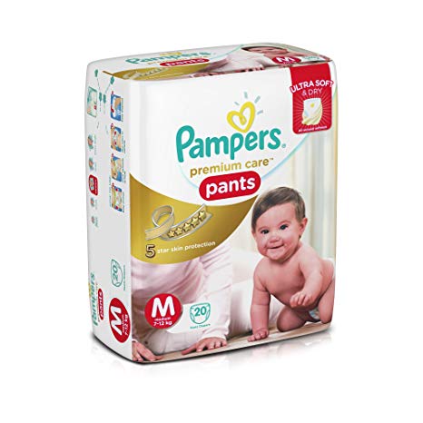 PAMPERS PREMIUM CARE 20 PANTS MEDIUM