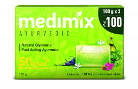 Medimix Ayurvedic Natural Glycerine Soap 100*3 Gm