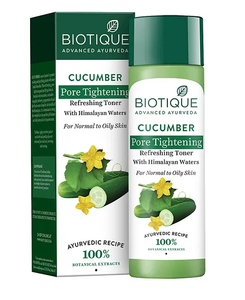 BIOTIQUE CUCUMBER PORE TIGHTENING REFRESHING TONER 120ML