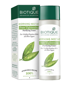 BIOTIQUE MORNING NECTAR PORE TIGHTENING PUR. TONER 120ML