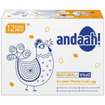 Andaah Natural Egg +VitaD 12Pcs