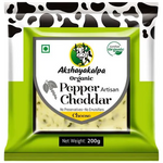 Akshayakalpa Organic Pepper Cheddar Slices 200 gm
