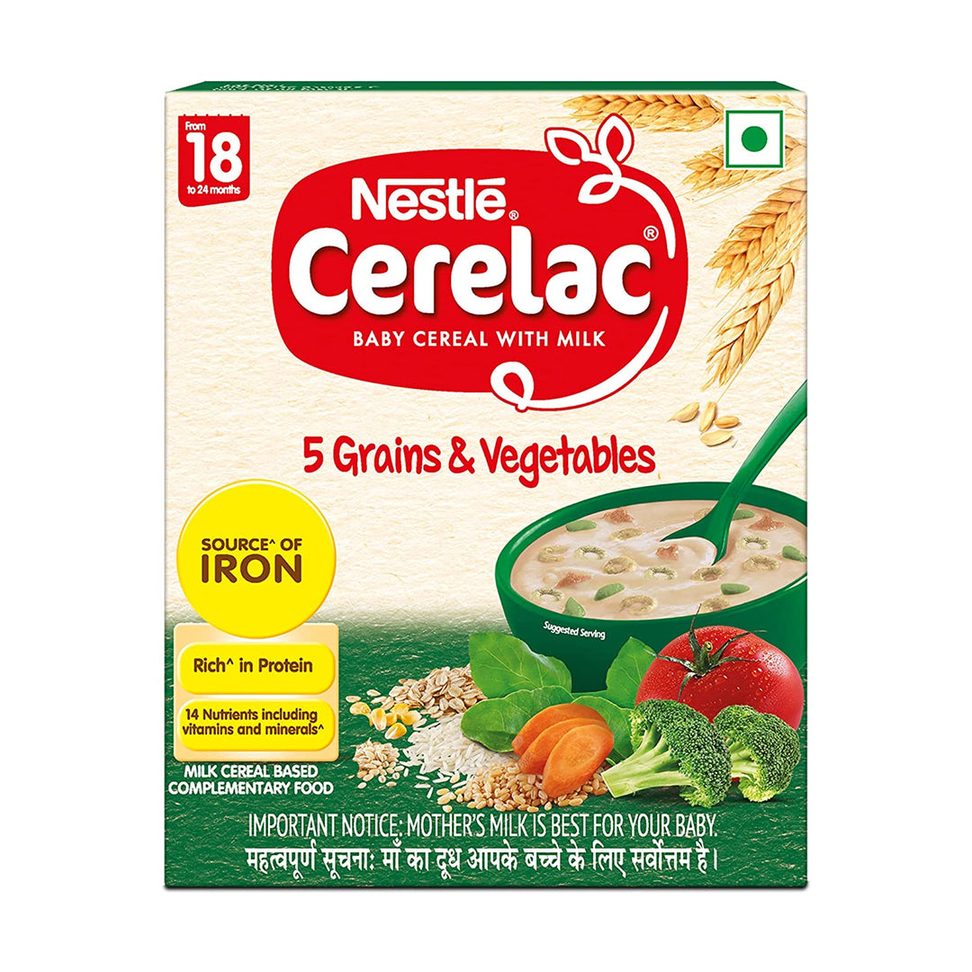 Nestle Cerelac 5 Grains & Vegetables 300gm