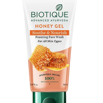 Biotique Advanced Ayurveda Honey Gel Soothe & Nourish Foaming Face Wash 150Ml