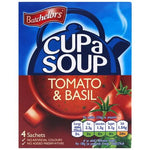 Batchelors Cupa Soup Tomato - Basil 4sachets 104gm