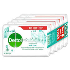 Dettol With Tulsi Buy 4 Get 1 Free 625gm