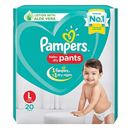 Pampers baby dry pants 20 pants