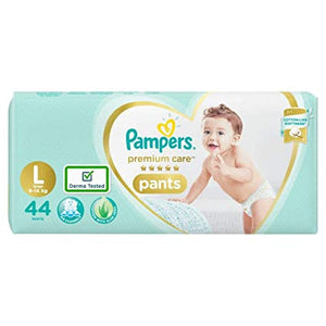 PAMPERS PREMIUM CARE PANTS LARGE 9-14KG 44 PANTS
