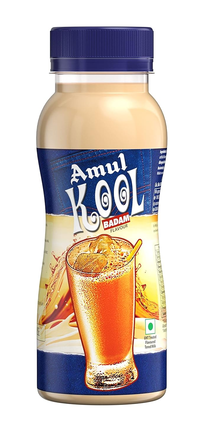 Amul Kool Kesar Flavour Bottle 200ml