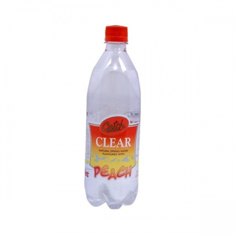 Catch Clear Natural Spring Water Flavoured With Peach 750ml