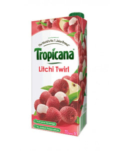 Tropicana Litchi TWirl Fruit Juice 1ltr