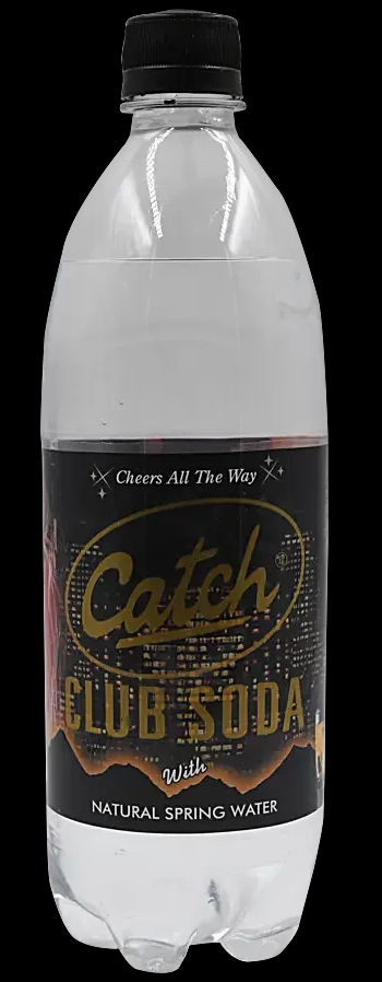 CATCH CLUB SODA WITH NATURAL SPRING WATER 750ML