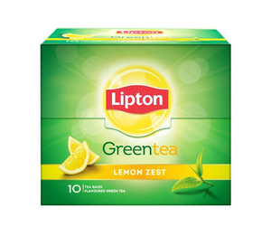 Lipton Green Tea Lemon Zest 10 Tea Bags