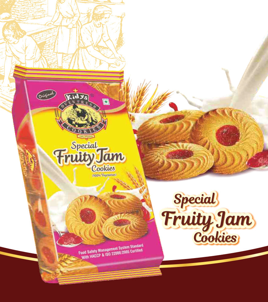 Kidys Fruity Jam Cookies 400gm