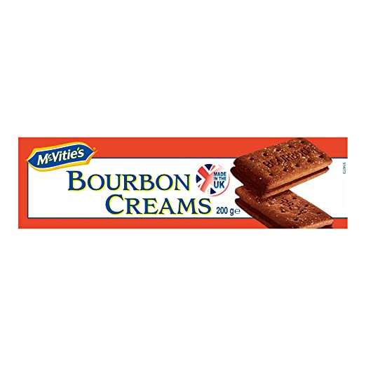 Mcvities Bourbon Creams Biscuits 200gm