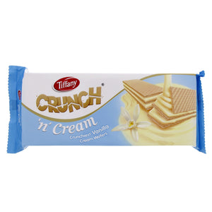 Tiffany Crunch N Cream Vanilla Cream Wafers 153gm Imp