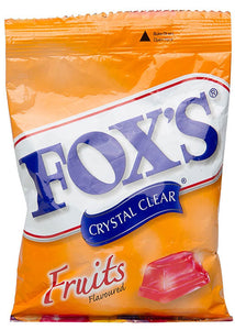 Foxs Crystal Clear Fruit Flavour 90gm Imp