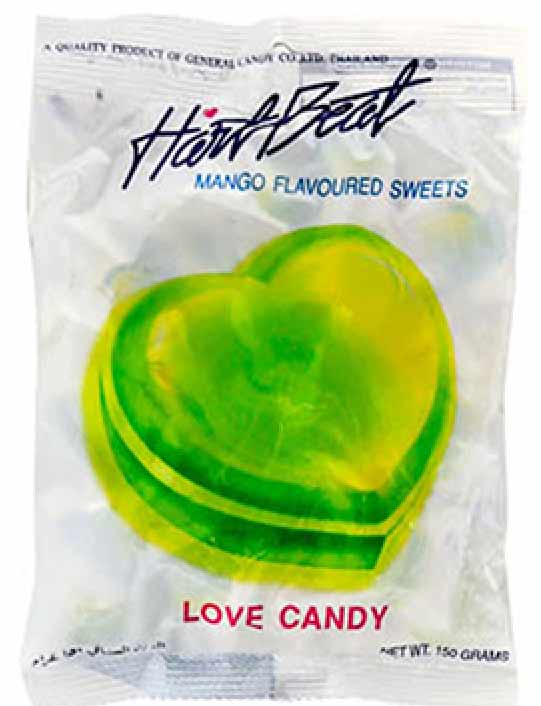 Heart Beat love Candy Alphonso Mango Flavour 150gm