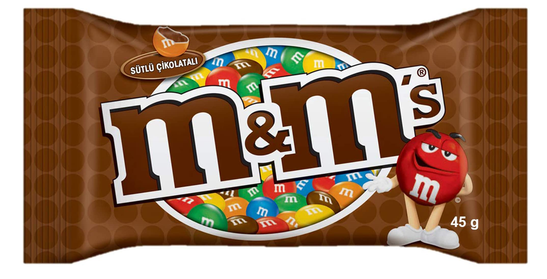 M & M CHOCOLATE CANDY TOFFEE 45GM