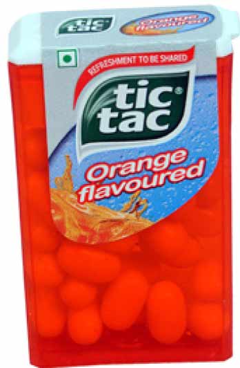 Tic Tac Orange Flavoured