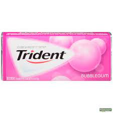 Trident Bubble Gum 18 Sticks