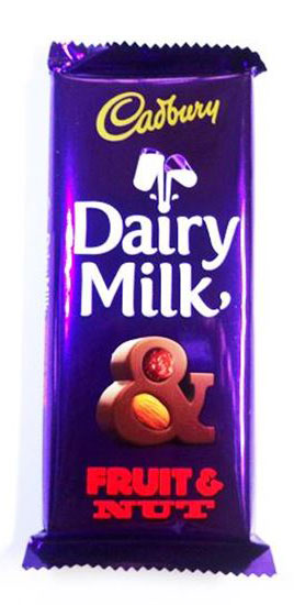 Cadbury Dairy Milk Fruit - Nut 38Gm