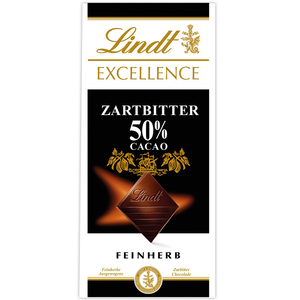 Lindt Excellence Zartbitter 50% Cacao 100gm