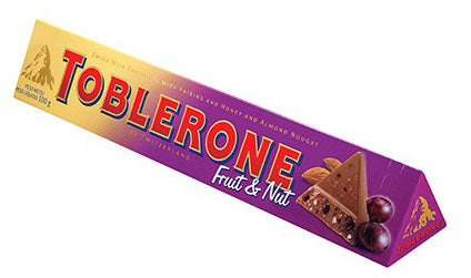 Toblerone Fruit - Nut Chocolate 100gm