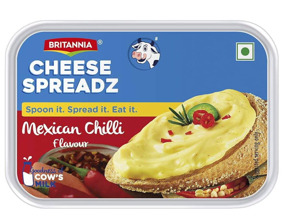 Britania Cheese Spreadz Mexican Mirchi 180gm