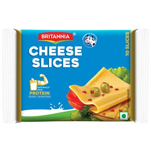 Britannia PRocessed Cheddar Cheese Slices Cheese 100gm