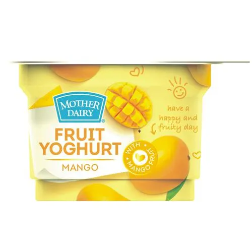 Mother Dairy Fruit Yoghurt Mango 100gm