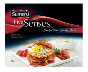 Sumeru Farm Fresh Streaky Bacon 500gm