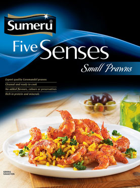 Sumeru Ocean Fresh Small Prowns 250gm