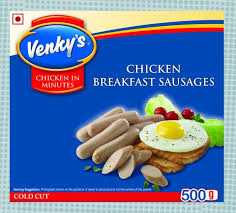 Venkys Chicken Breakfast Sausages 500gm