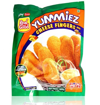 YUMMIEZ VEG CHEESE FINGER 400GM