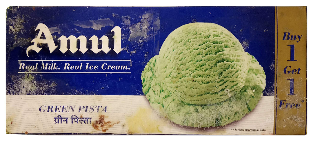 Amul Green Pista Ice Cream 750ml