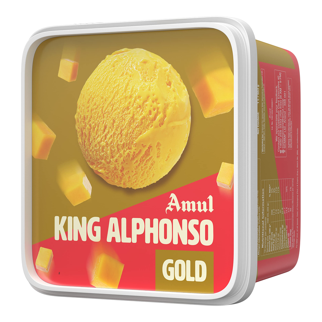 AMUL KING ALPHONSO ICE CREAM 1LTR