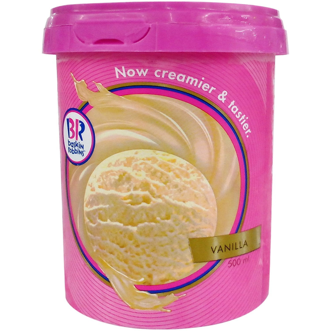 Baskin Robbins Vanilla Ice Cream 500ml