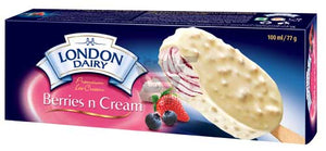 London Dairy Premium Ice Cream Berries n Cream 100ml