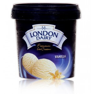 London Dairy Premium Lite Ice Cream Vanilla S/F 500ml Imp