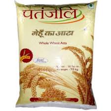 Patanjali Whole Wheat Chakki Atta 10kg