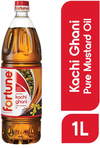 FORTUNE PREMIUM KACHI GHANI PURE MUSTARD OIL 1LTR