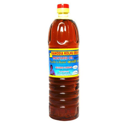 Kanodia Kolhu Brand Mustard Oil 1ltr