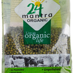 24 MANTRA ORGANIC GREEN MOONG DAL WHOLE 500GM