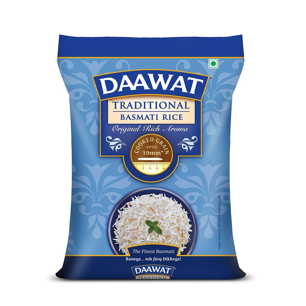 Daawat Traditional Basmati Rice Original Rich Aroma 5kg