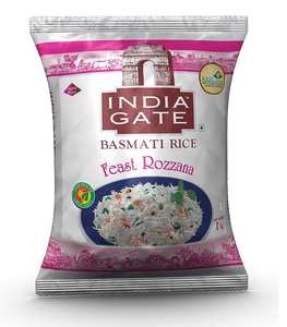 INDIA GATE BASMATI RICE FEAST ROZZANA 1KG