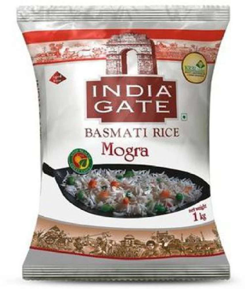 INDIA GATE BASMATI RICE MOGRA 1KG