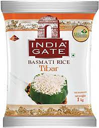 India Gate Basmati Rice Tibar 1kg